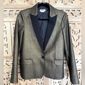 Zadig & Voltaire Gold Jacket.  Perfect for the Holidays !